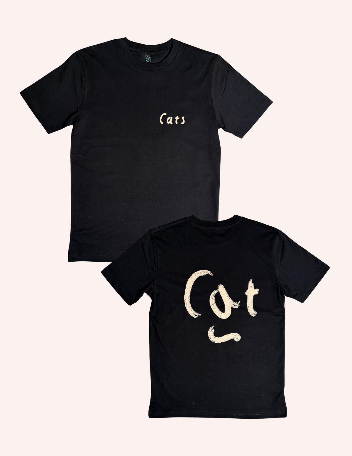 Cats Phoebe Organic Cotton Tee (black)