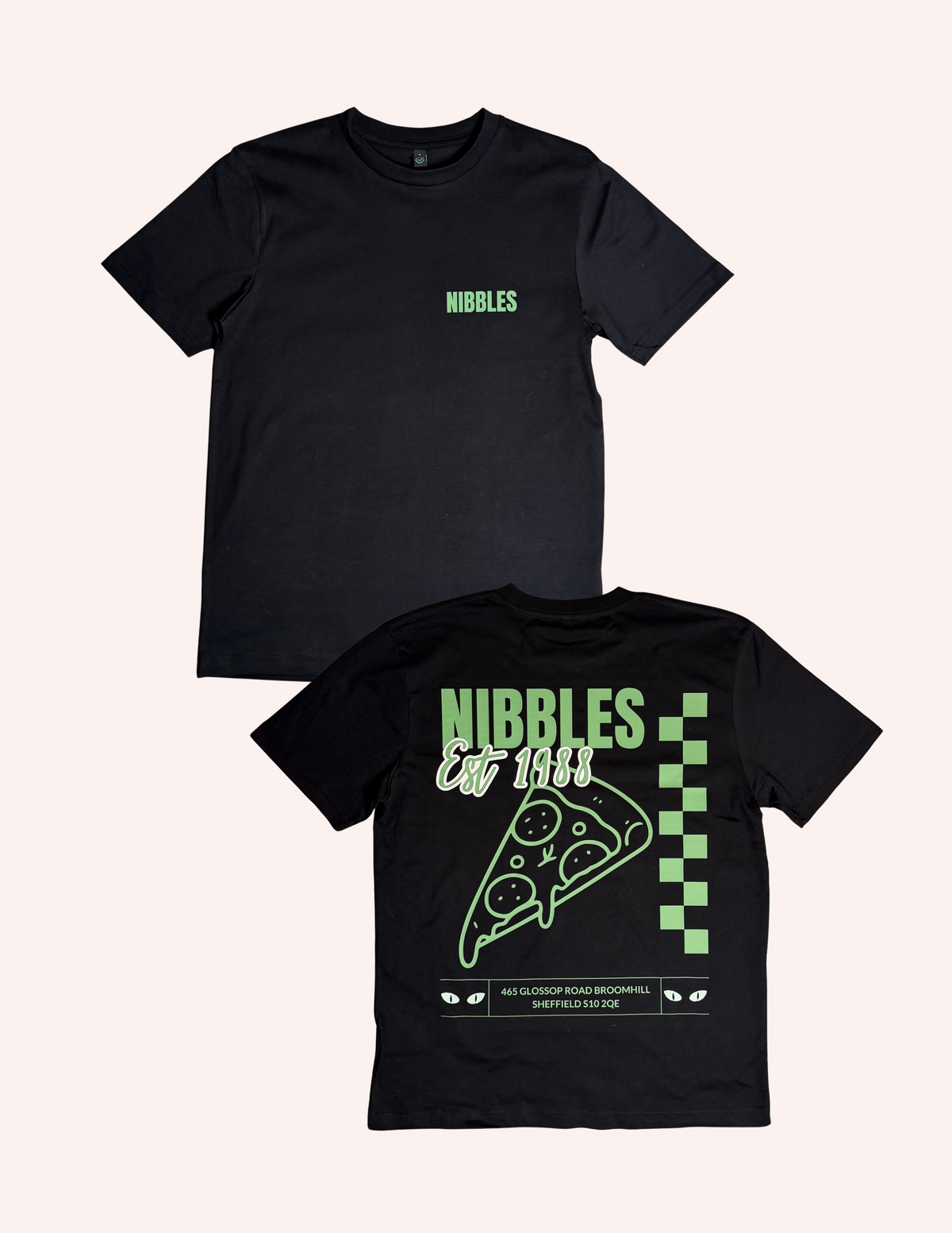 Nibbles Sheffield Organic Cotton Tee (black)